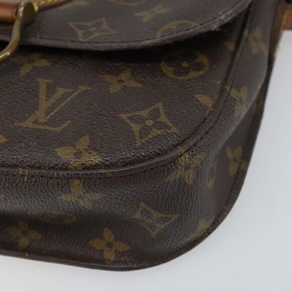 Authentic LOUIS VUITTON Monogram Saint Cloud MM Shoulder Bag M51243 LV - Picture 6 of 16